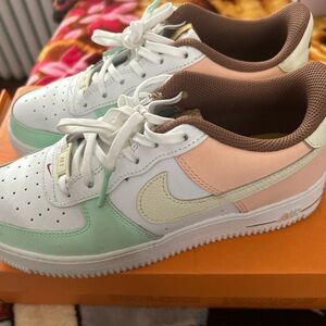 Nike Air Force 1 Pastel Pack trainers #pastelpack